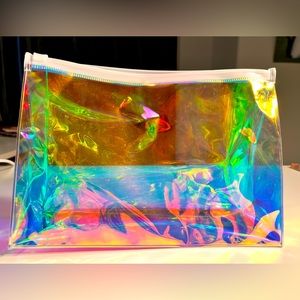 Iridescent travel pouch